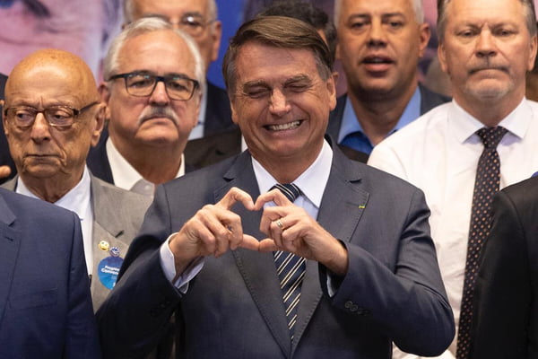 Bolsonaro na convenção do PP