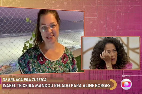 Aline Borges chora com homenagem de Isabel Teixeira no Encontro