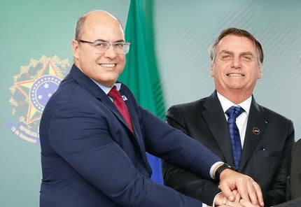 Bolsonaro e Witzel: o ensaio de reaproximação entre dois desafetos