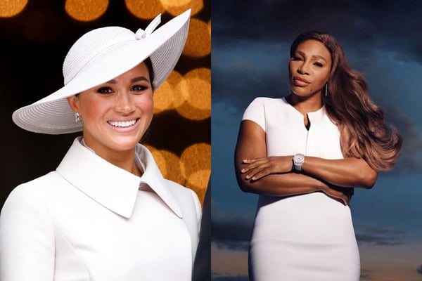 Meghan Markle recebe Serena Williams em primeiro episódio de podcast