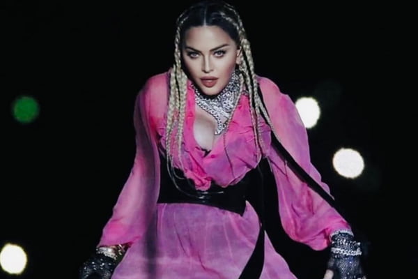 Foto colorida de Madonna
