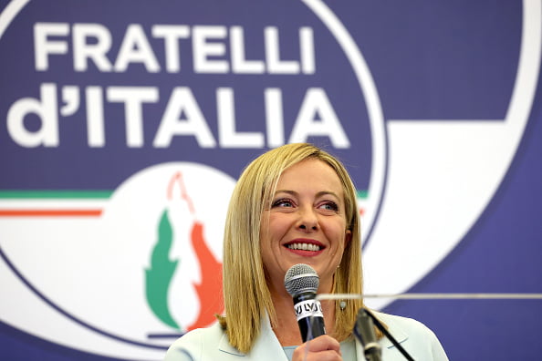 Giorgia Melonia primeira-ministra Itália