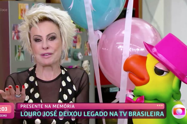 Ana Maria Braga chora ao relembrar Louro José