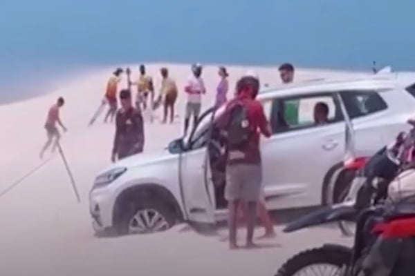 acidente em duna no Ceará