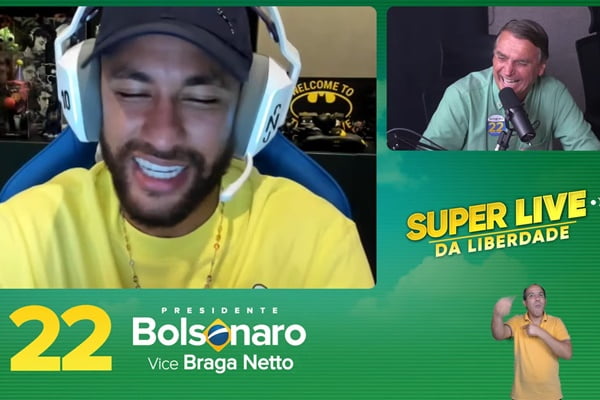 Bolsonaro e Neymar Jr. - Metrópoles