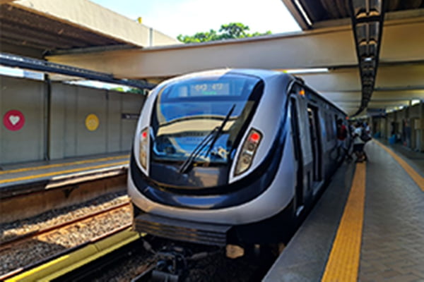 Trem do metrô do Rio de Janeiro - Metrópoles