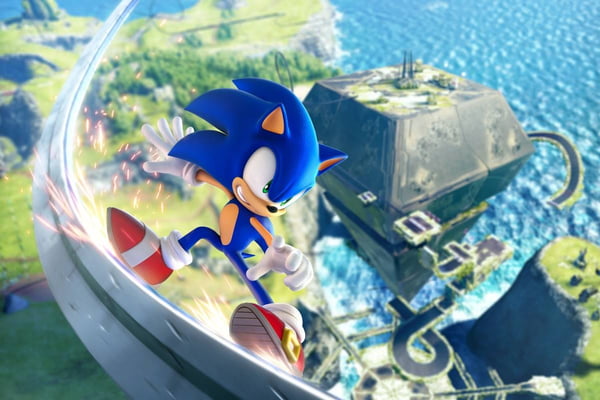 Imagem colorida do jogo Sonic Frontiers - Metrópoles