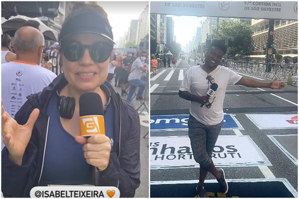 Repórter que ignorou Isabel Teixeira ao vivo se defende: “Baita susto”