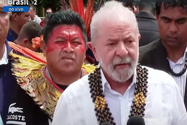 Lula visita terras Yanomamis