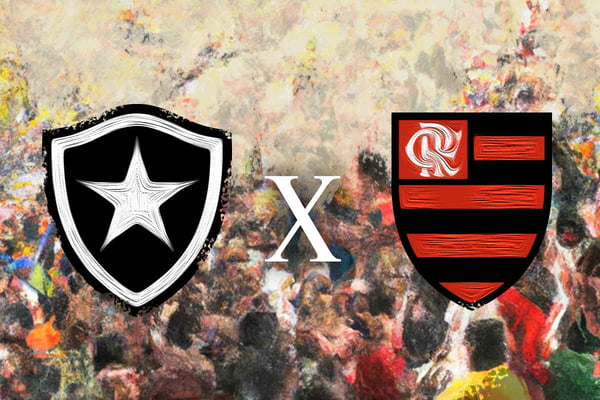 Arte Botafogo x Flamengo