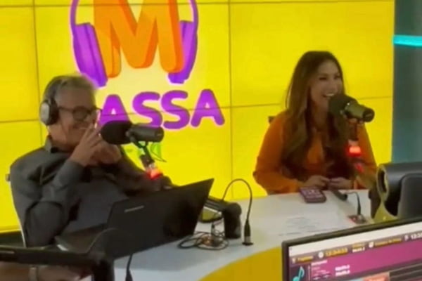 Simone Mendes e Chicão da Rádio Massa
