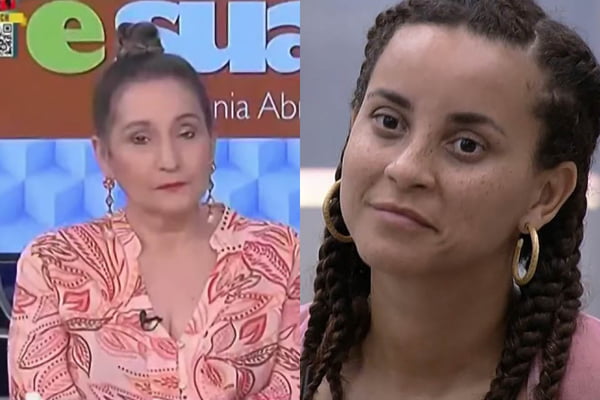 À esquerda, Sonia Abrão; à direita, Domitila Barros - Metrópoles