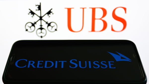 UBS And Credit Suisse Photo Illustrations
