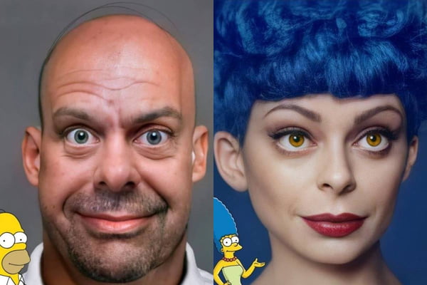 Artista brasileiro cria versões humanas de Os Simpsons e viraliza