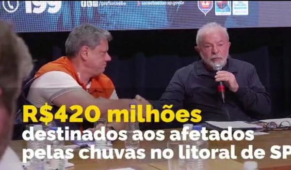 Vídeo de 100 dias de Lula explora imagem de governador bolsonarista