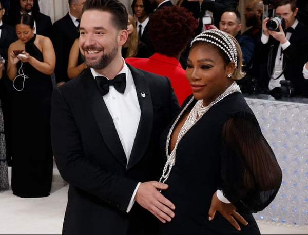 Durante o Met Gala, Serena Williams anuncia segunda gravidez