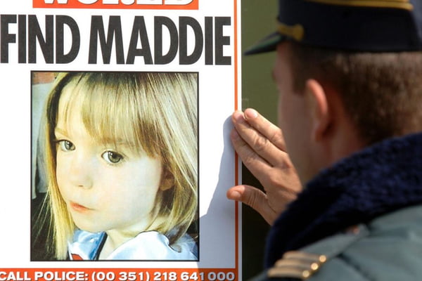 Imagem mostra Madeleine, menina desaparecida em 2007 - Metrópoles