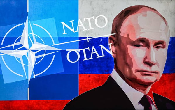Vladimir Putin – NATO  Illustration