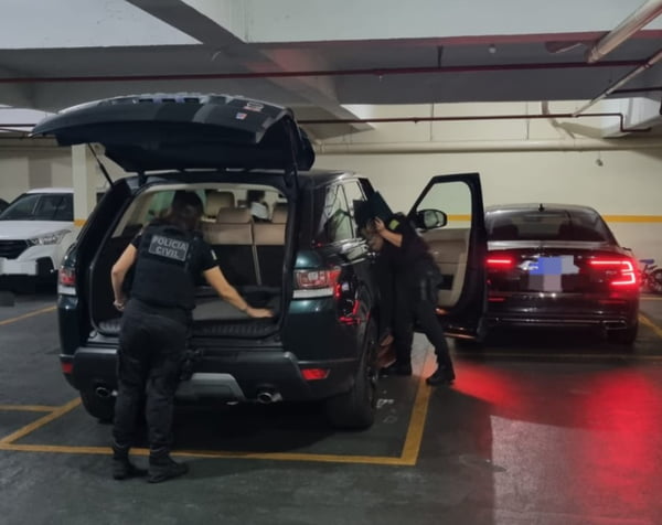 Operação da Polícia Civil contra quadrilha de roubo de carros
