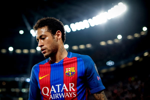 Neymar Jr of FC Barcelona is pictured during the UEFA