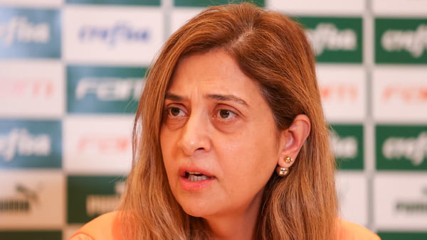 Leila Pereira, presidente do Palmeiras - Metrópoles