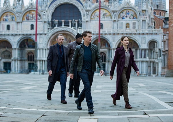 Foto colorida do novo filme do Missão Impossível, estrelado por Tom Cruise - Metrópoles