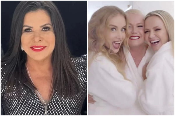 Montagem com fotos de Mara Maravilha, Angélica, Xuxa e Eliana - Metrópoles