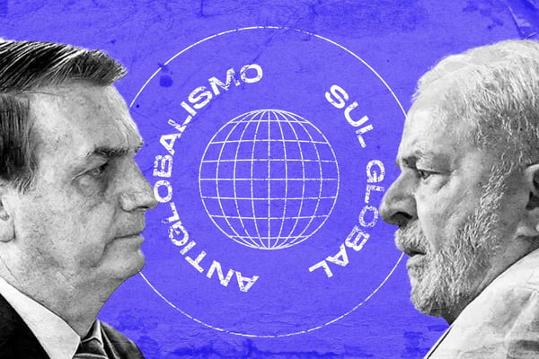 Bolsonaro e Lula arte