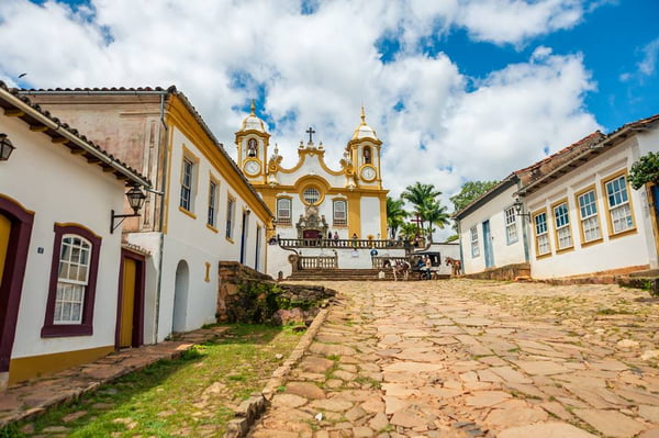 Imagem colorida mostra a cidade de Tiradentes em Minas Gerais - metrópoles