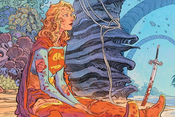 Foto colorida do desenho Supergirl - Metrópoles
