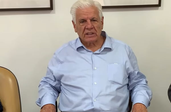 Captura de tela de vídeo colorida do superintendente do Iphan em Goiás Pedro Wilson - Metrópoles