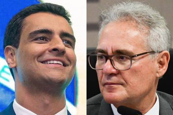 O prefeito de Maceió, JHC, e o senador Renan Calheiros