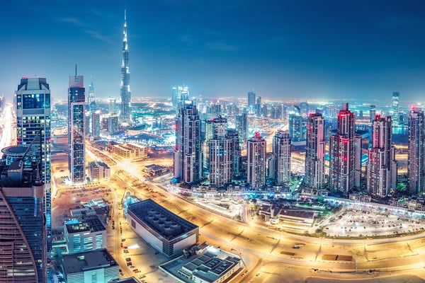 Foto de vista superior de Dubai - Metrópoles
