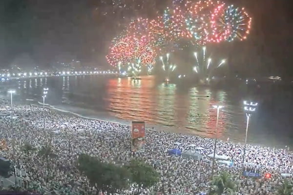 Virada de ano em Copacabana
