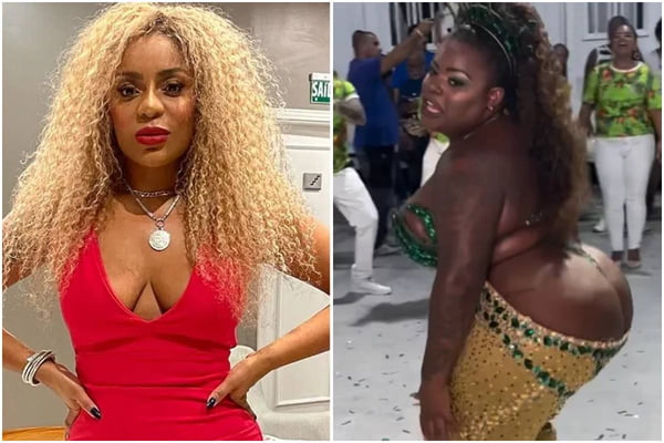Montagem com as fotos de Cariúcha e Jojo Todynho - Metrópoles