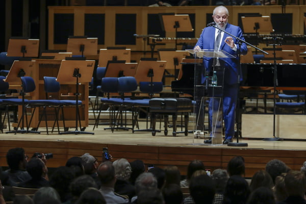 Presidente da República, Luiz Inácio Lula da Silva, discursa durante a Celebração de 90 anos da Universidade de São Paulo - USP - Metrópoles