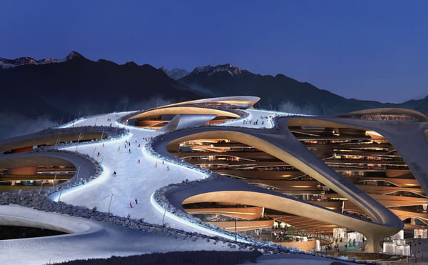 Projeto de estação de esqui na Arábia Saudita - Metrópoles