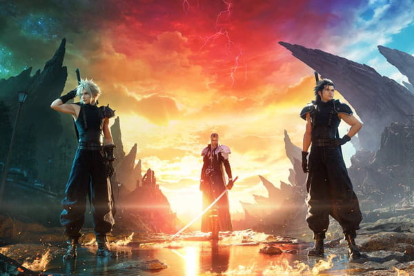 Foto colorida do jogo Final Fantasy VII Rebirth - Metrópoles