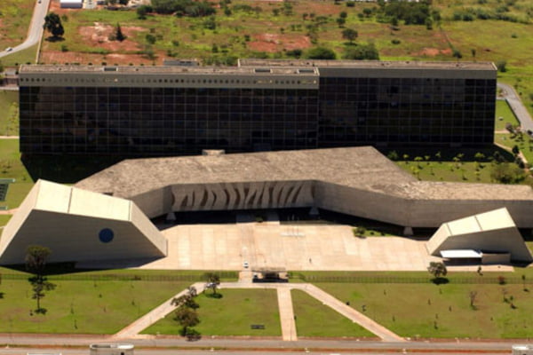 A sede do STJ, em Brasília