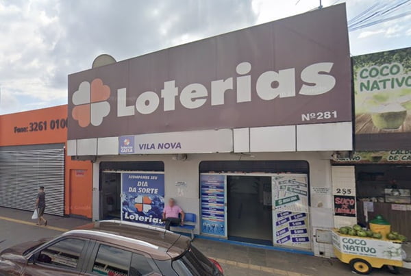 Foto colorida de loteria no setor Vila Nova em Goiânia - Metrópoles