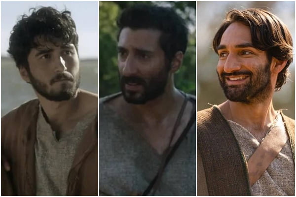 Montagem coloridas com atores de The Chosen - Metrópoles
