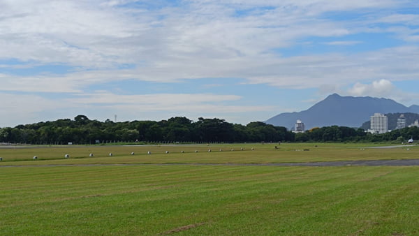 Foto colorida do aeroclube de São José, na Grande Florianópolis - Metrópoles