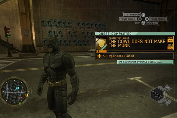 Foto colorida do jogo do Batman - Metrópoles