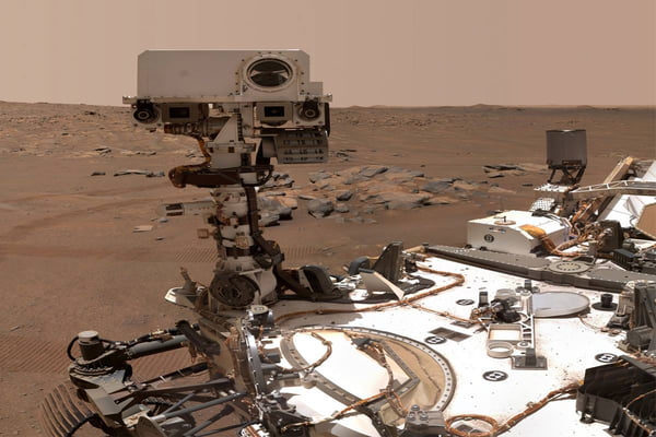 Imagem colorida do NASA Perseverance Mars Rover - Metrópoles