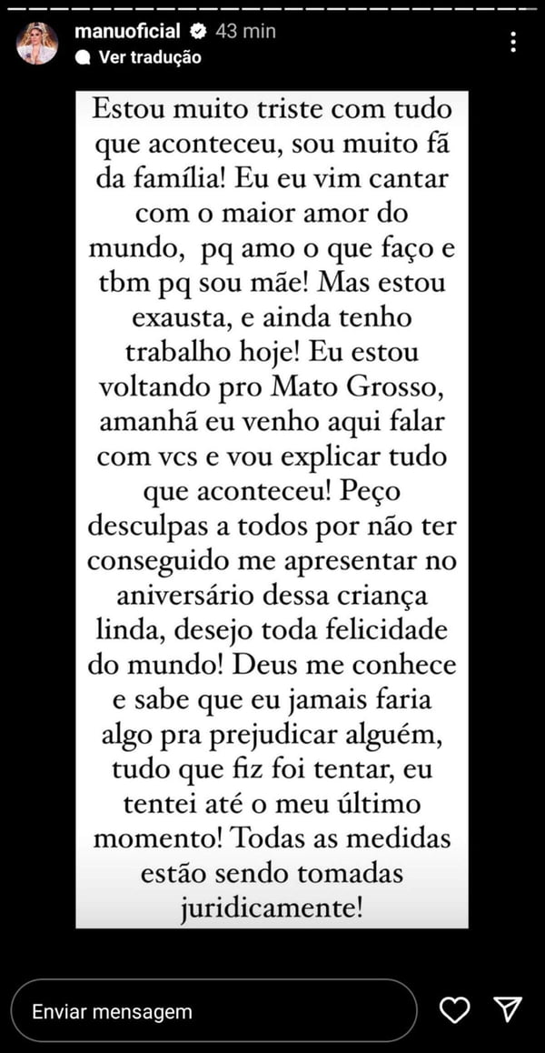 Print da treta Viih Tube e Manu Bahtidão - Metrópoles