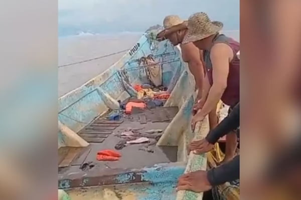 Barco com corpos em decomposição encontrado no Pará - Metrópoles