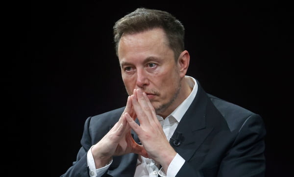 Imagem colorida de Elon Musk - Metrópoles