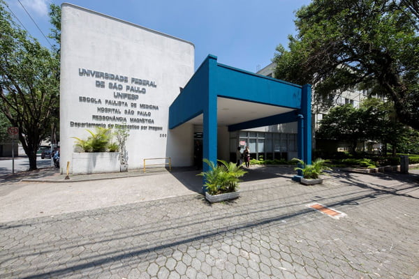 Imagem colorida mostra prédio da Unifesp em São Paulo - Metrópoles