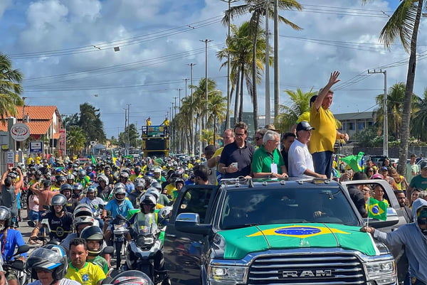 Bolsonaro em visita a Aracaju