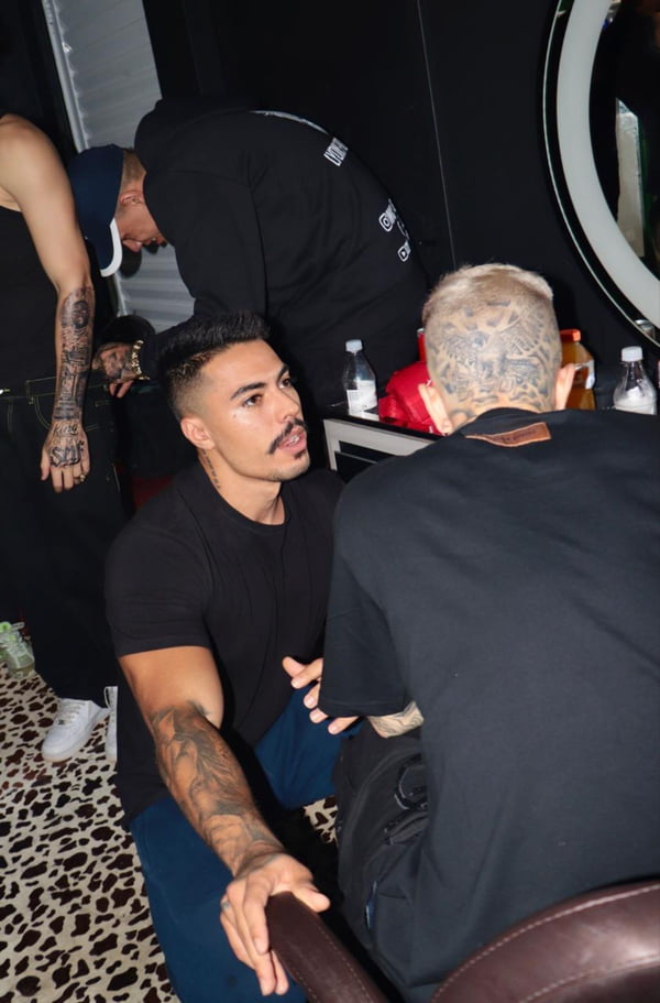 MC Daniel com Felioe Alves, mentor de celebridades